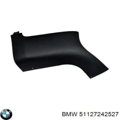 Placa sobreposta do pára-choque traseiro esquerdo BMW 51127242527 preço, a partir de 41,30 USD
