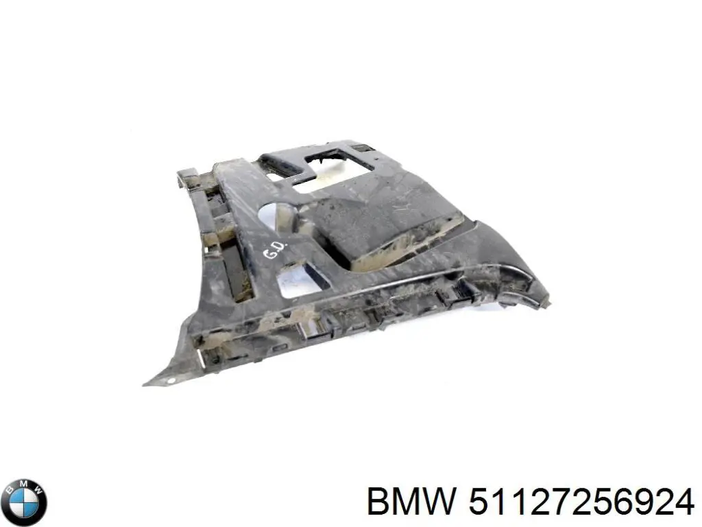51127256924 BMW Consola direita do pára-choque traseiro externo