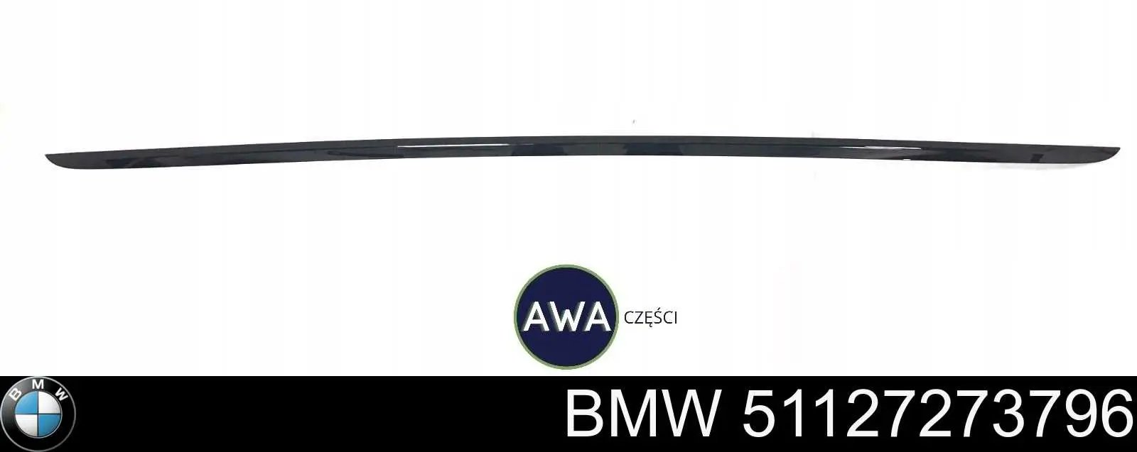 51127273796 BMW Moldura de tampa de porta-malas