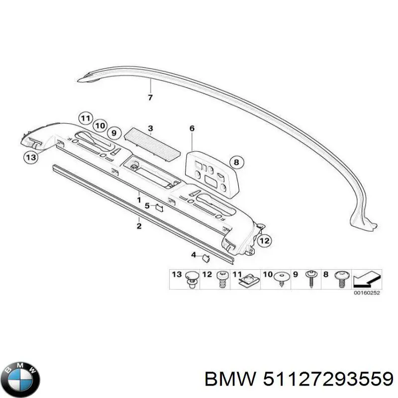 51127293559 BMW Pára-choque traseiro