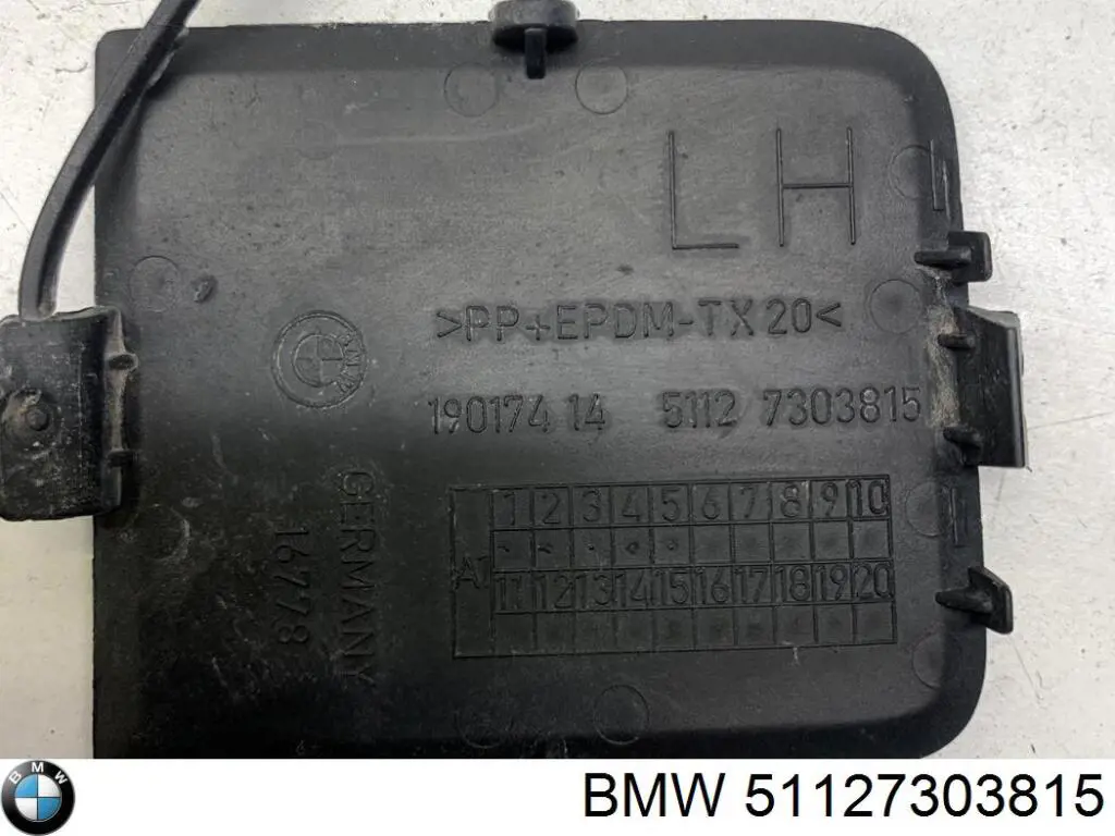 Tampão dianteira do pára-choque do gancho de reboque BMW 51127303815 preço, a partir de 5,59 USD