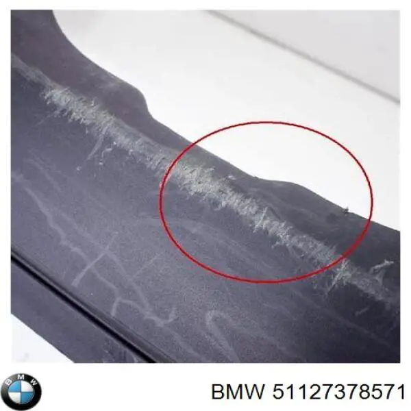 Compre 51127378571 BMW Pára-choque traseiro, parte superior