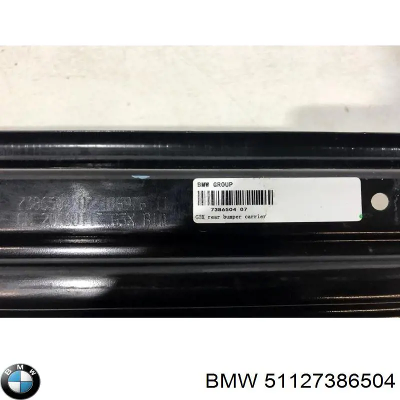 51127386504 BMW Reforçador do pára-choque traseiro
