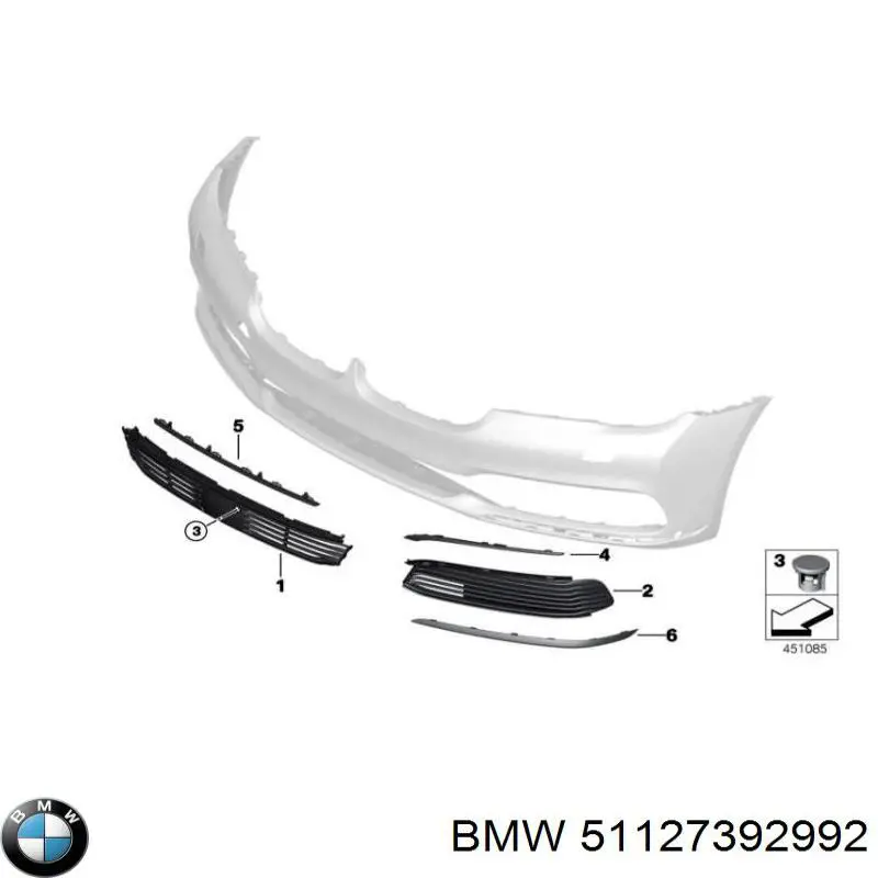 Pára-choque traseiro BMW 51127392992 preço, a partir de 612,05 USD