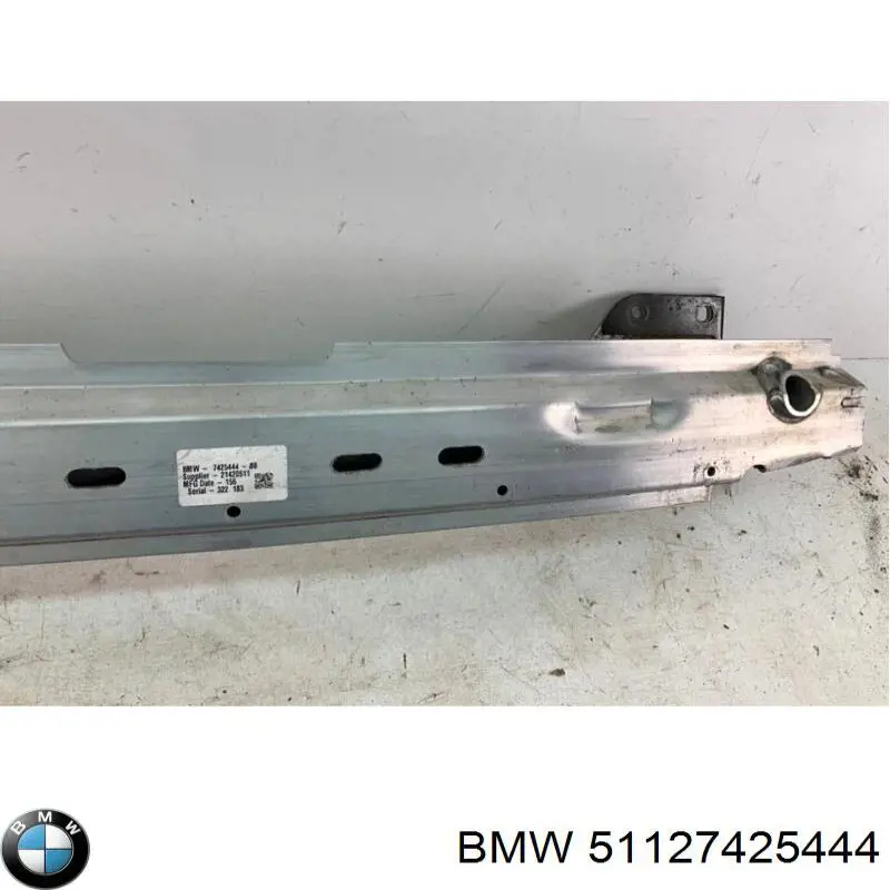 51127425444 BMW Reforçador do pára-choque traseiro