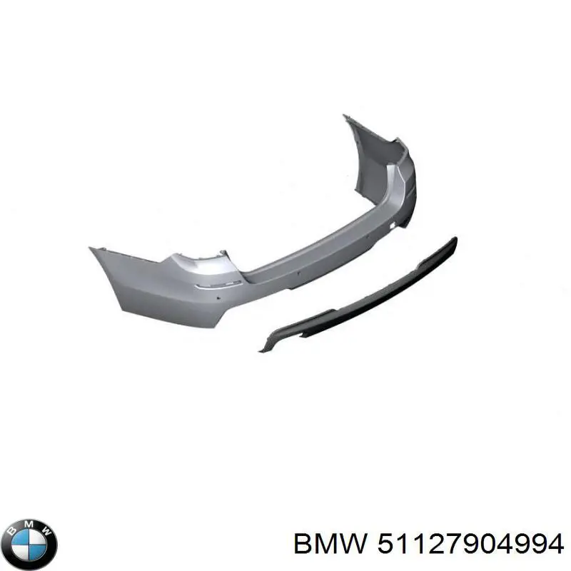 Placa sobreposta do pára-choque traseiro BMW 51127904994 preço, a partir de 87,11 USD