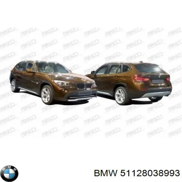 Spoiler do pára-choque traseiro BMW 51128038993 preço, a partir de 96,73 USD