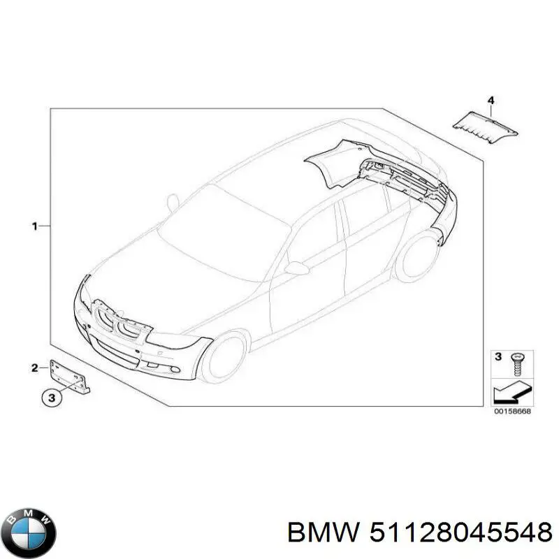 Compre 16930161 BMW Pára-choque traseiro
