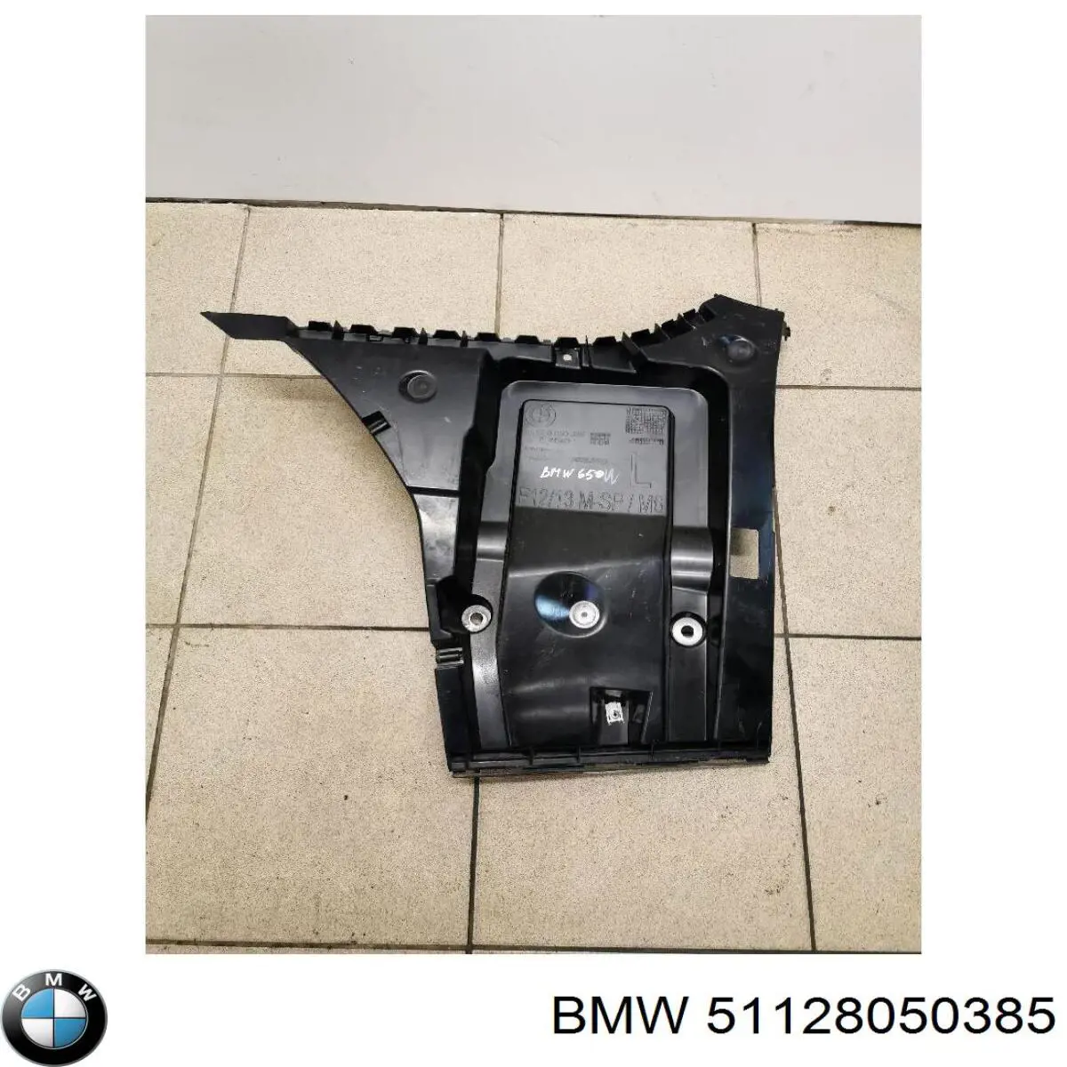 51128050385 BMW Consola esquerda do pára-choque traseiro