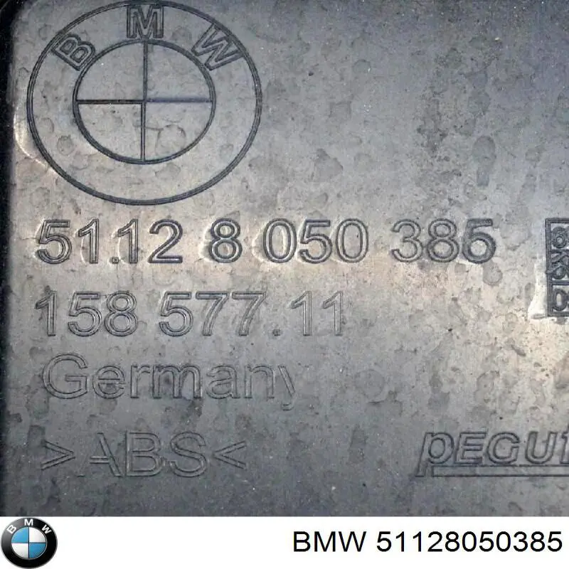 Consola esquerda do pára-choque traseiro BMW 51128050385