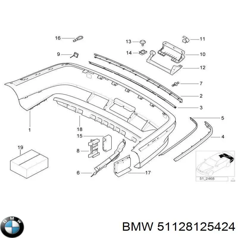 Compre 51128125424 BMW 