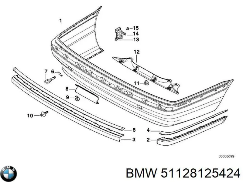  BMW 51128125424 preço, a partir de 44,39 USD