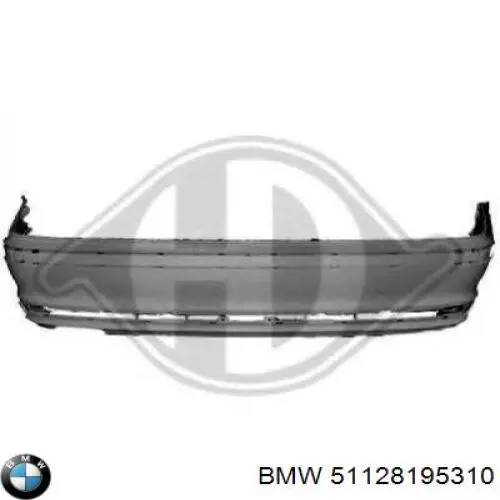 Compre 51128195310 BMW Pára-choque traseiro