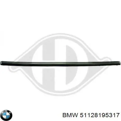 Moldura central do pára-choque traseiro BMW 51128195317 preço, a partir de 13,25 USD