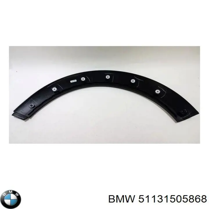 51131505868 BMW Expansor direito (placa sobreposta) de arco do pára-lama traseiro