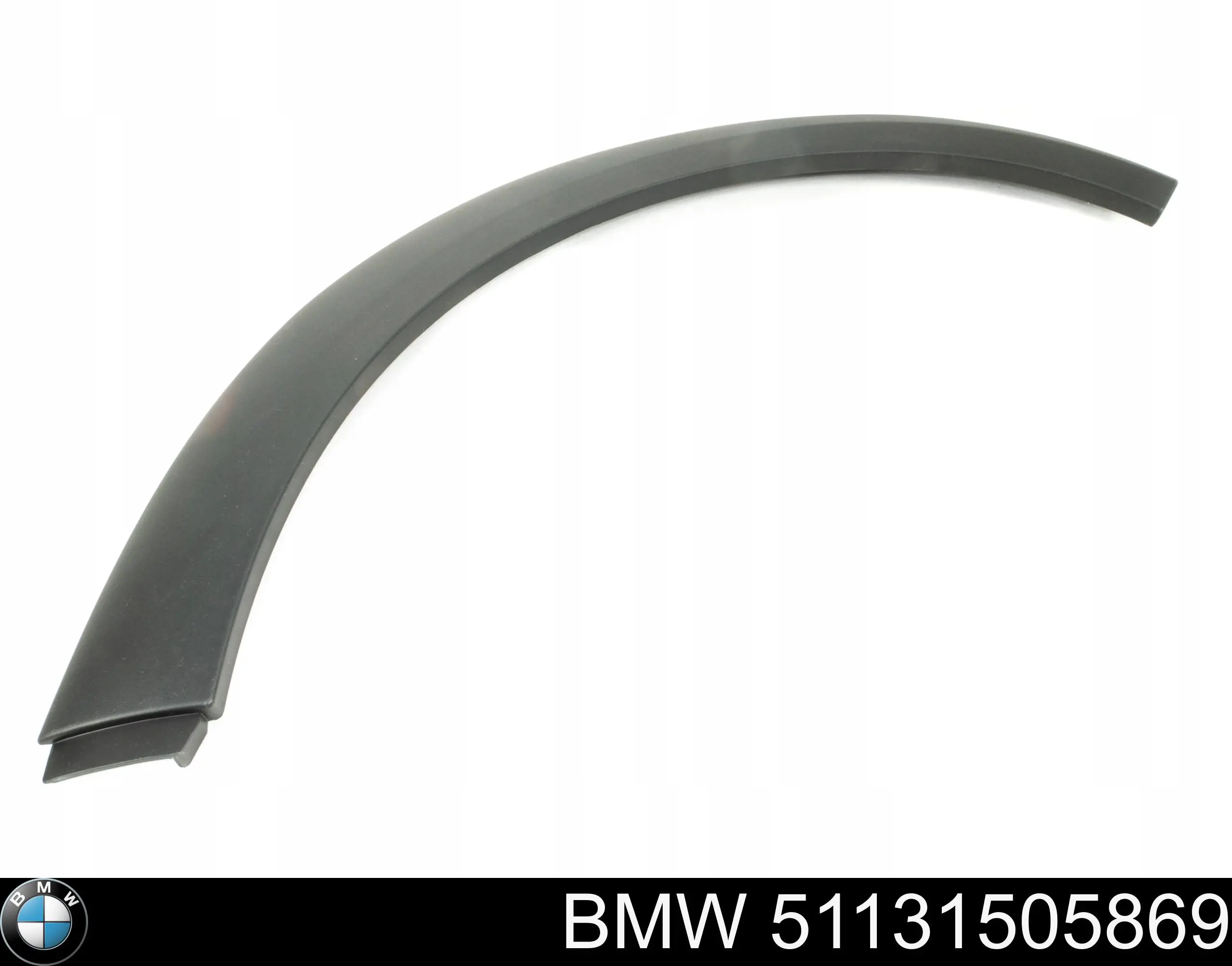 1505869 BMW Expansor esquerdo (placa sobreposta) de arco do pára-lama traseiro