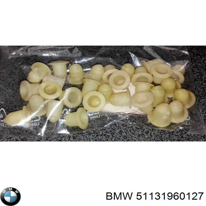 Compre 51131960127 BMW Braçadeira (cápsula) de fixação de moldura da porta