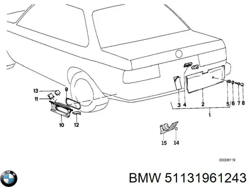  BMW 51131961243 preço, a partir de 11,62 USD