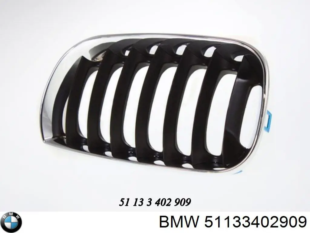 Grelha do radiador esquerda BMW 51133402909 preço, a partir de 35,38 USD