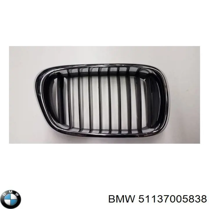 Grelha do radiador direita BMW 51137005838 preço, a partir de 41,48 USD