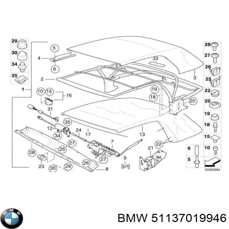 Compre 51137019946 BMW Emblema da capota