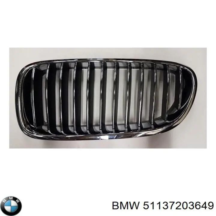 Grelha do radiador esquerda BMW 51137203649 preço, a partir de 67,87 USD