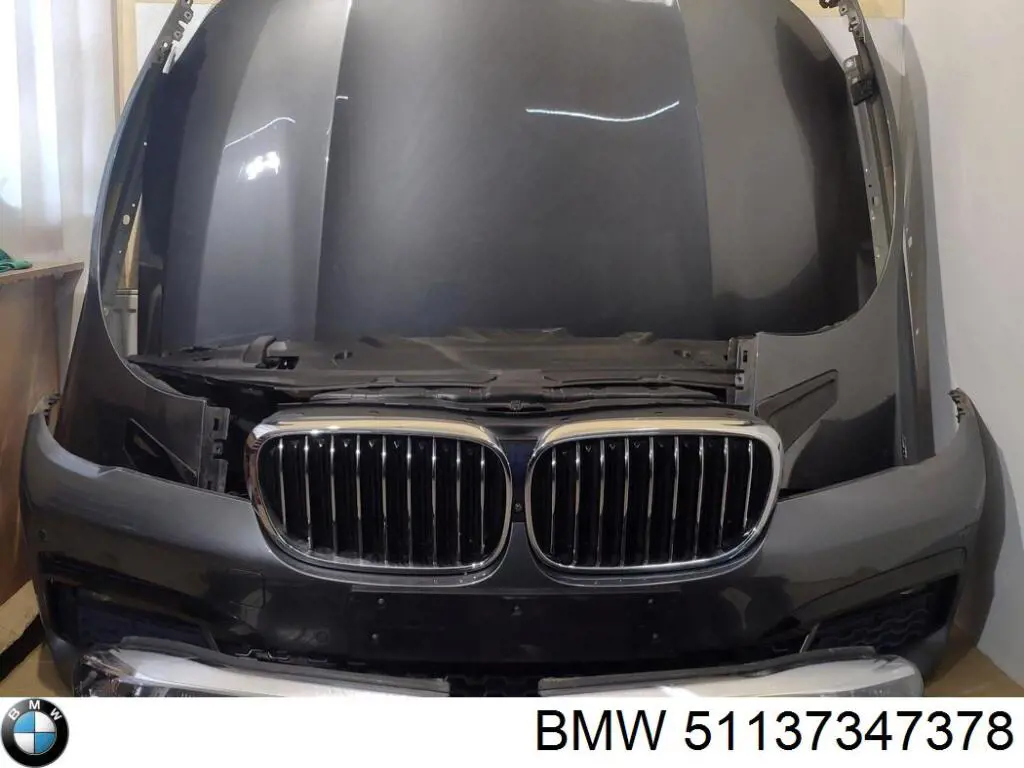 Moldura do pára-lama dianteiro direito 51137347378 BMW
