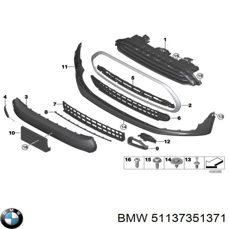Carcaça (cobrimento) da luz esquerda BMW 51137351371 preço, a partir de 75,27 USD
