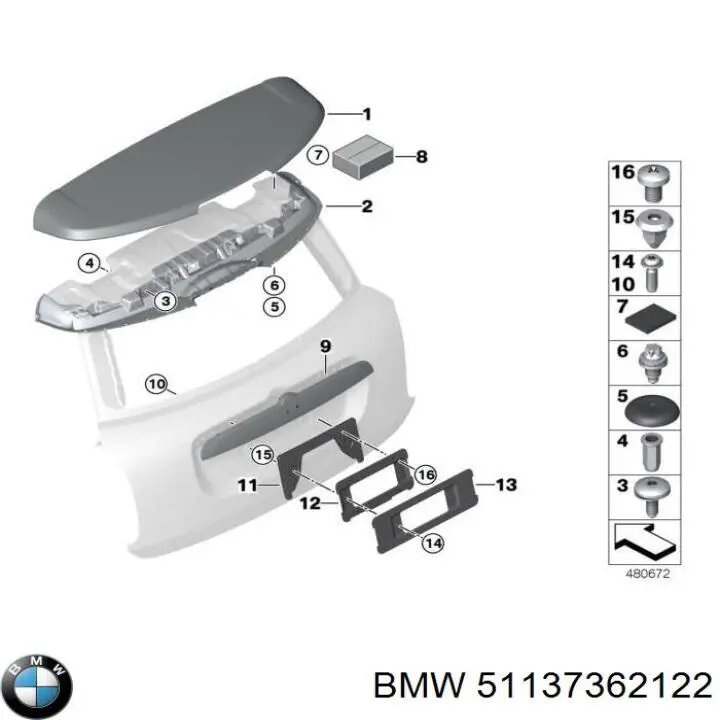 Compre 51137362122 BMW 