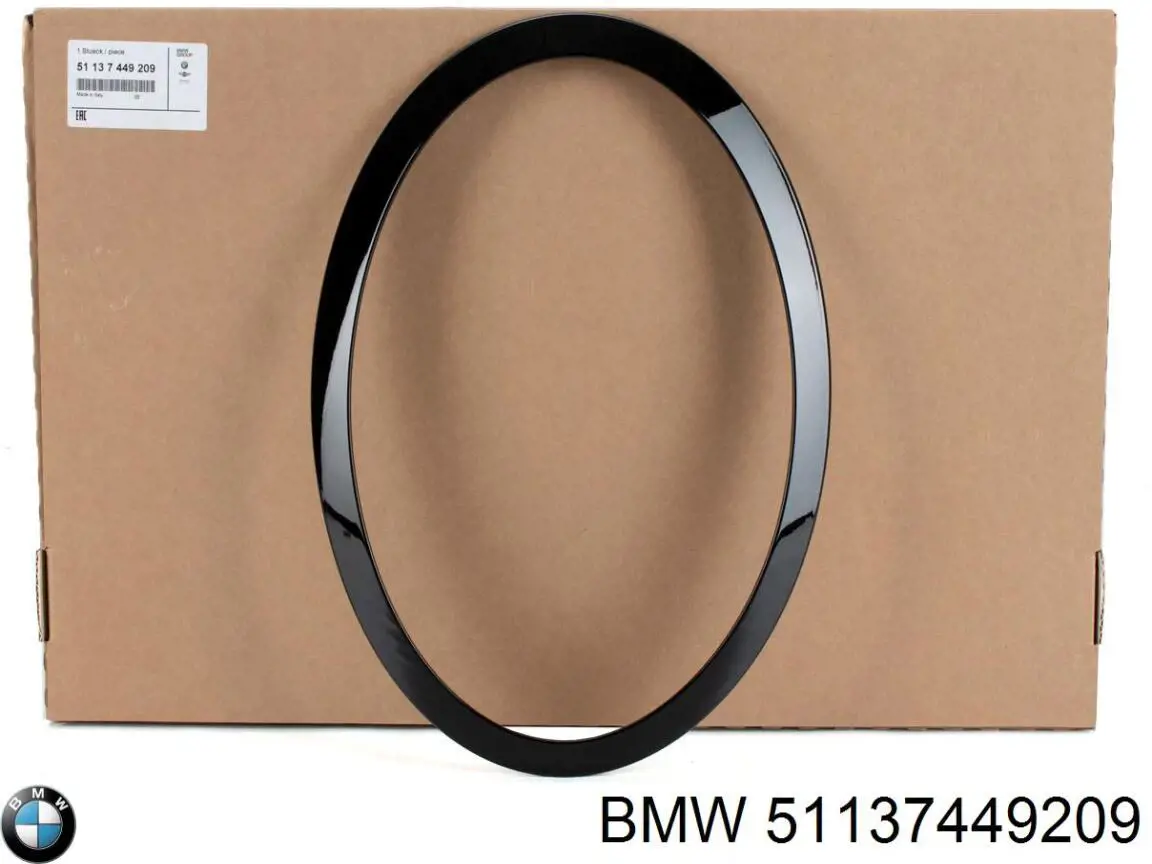 51137449209 BMW Carcaça (cobrimento) da luz esquerda