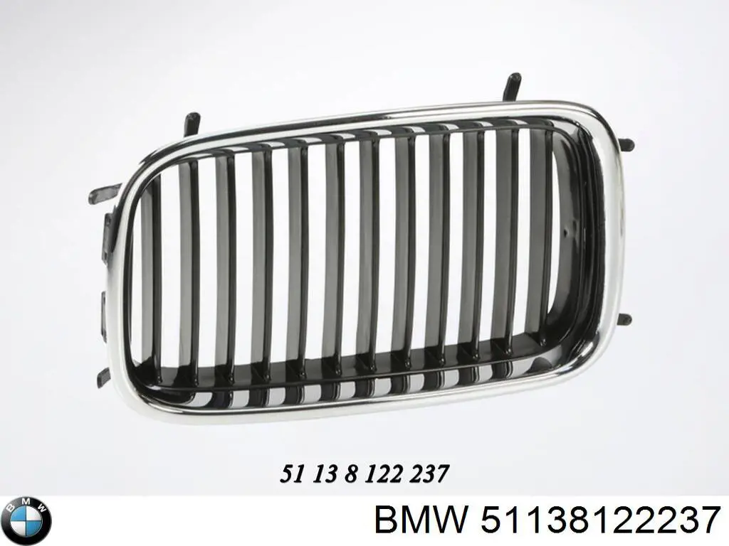 Grelha do radiador esquerda BMW 51138122237 preço, a partir de 49,46 USD