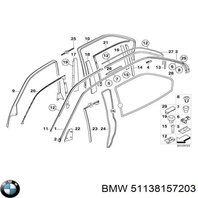  BMW 51138157203 preço, a partir de 8,16 USD