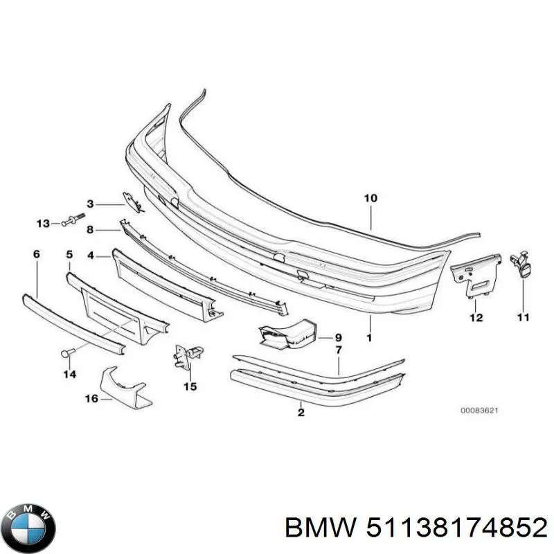 Compre 51138174852 BMW 