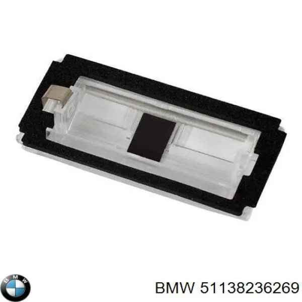 Lanterna da luz de fundo de matrícula traseira BMW 51138236269 preço, a partir de 11,43 USD