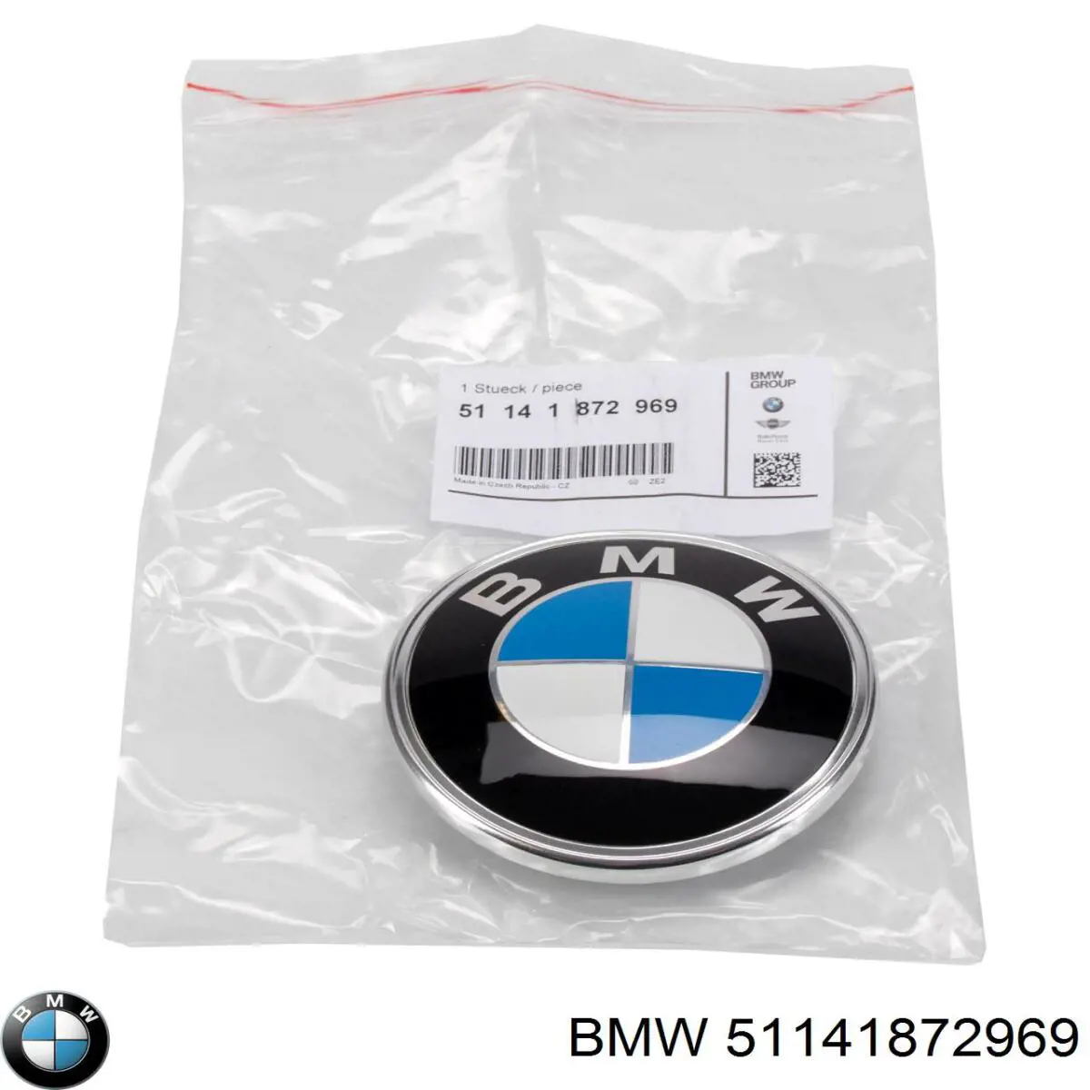 Emblema de tampa de porta-malas (emblema de firma) BMW 51141872969 preço, a partir de 57,20 USD