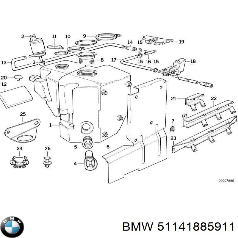  BMW 51141885911 preço, a partir de  USD