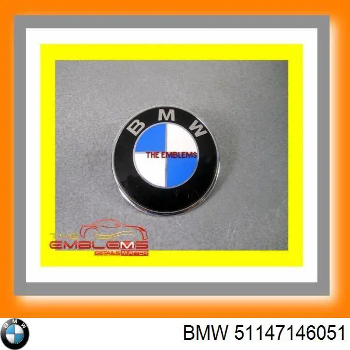 51147146051 BMW Emblema da capota