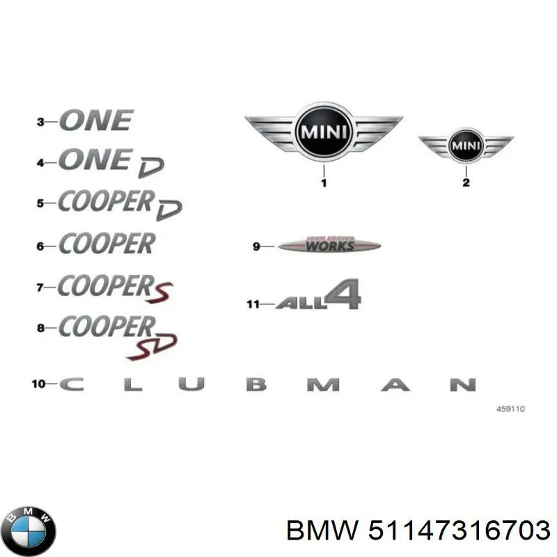 51147316703 BMW 