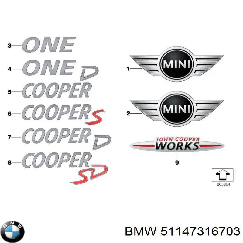  BMW 51147316703 preço, a partir de 72,11 USD