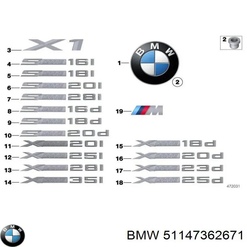 BMW 51147362671 preço, a partir de 34,46 USD