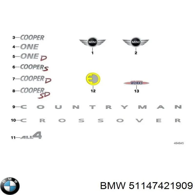 51147421909 BMW 