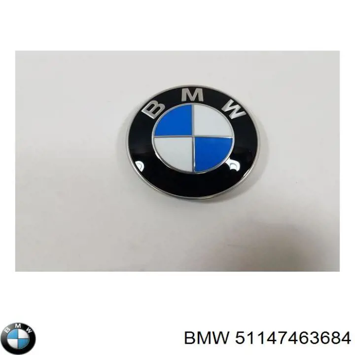7463684 BMW Emblema da capota