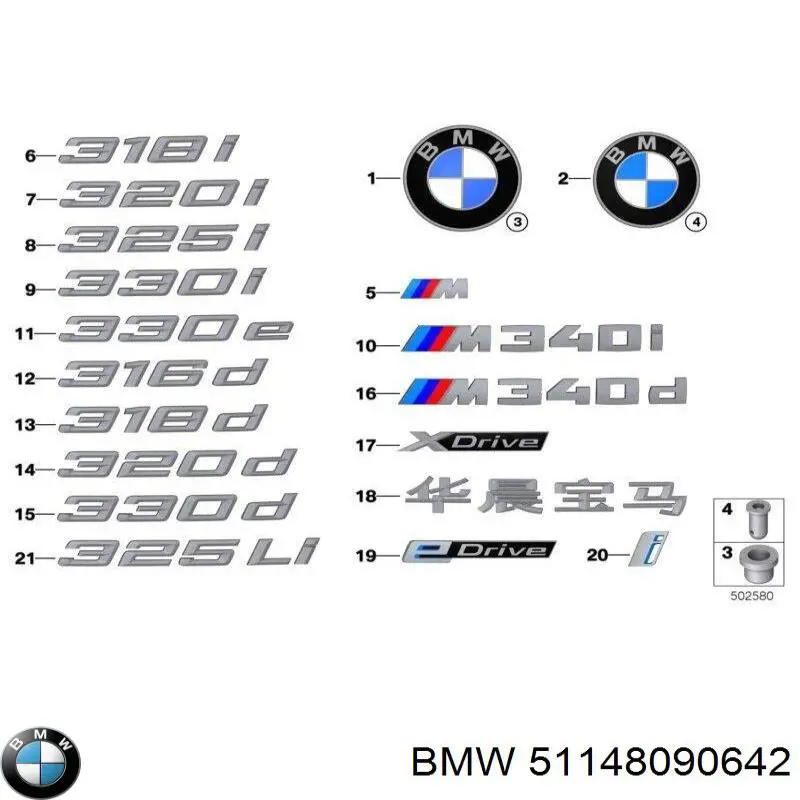  BMW 51148090642 preço, a partir de 89,60 USD