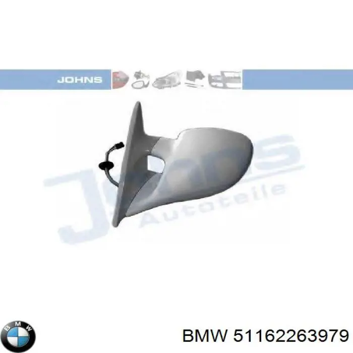 Compre 51162263979 BMW Espelho de retrovisão esquerdo