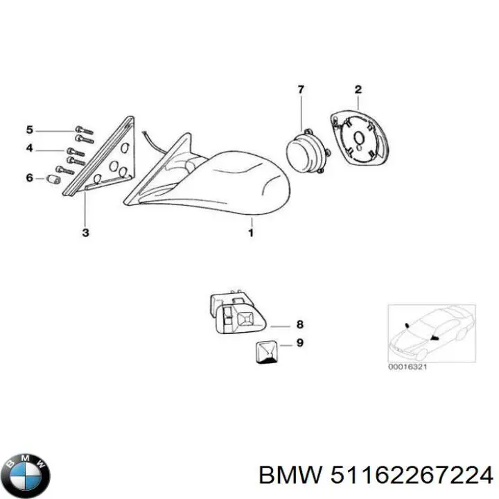  BMW 51162267224 preço, a partir de 136,53 USD