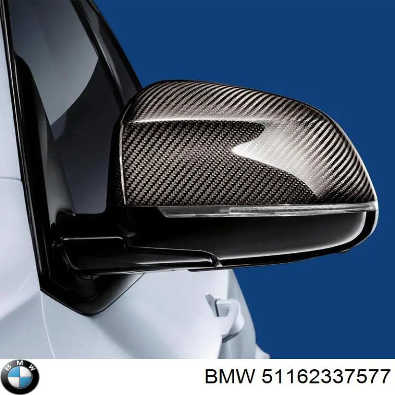 51162337577 BMW Placa sobreposta (tampa) do espelho de retrovisão esquerdo