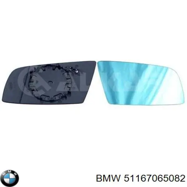 Elemento espelhado do espelho de retrovisão direito BMW 51167065082 preço, a partir de 20,11 USD