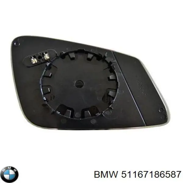 Compre 51167186587 BMW Elemento espelhado do espelho de retrovisão esquerdo
