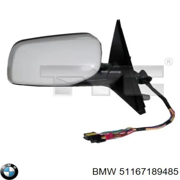 Espelho de retrovisão esquerdo BMW 51167189485 preço, a partir de 126,21 USD