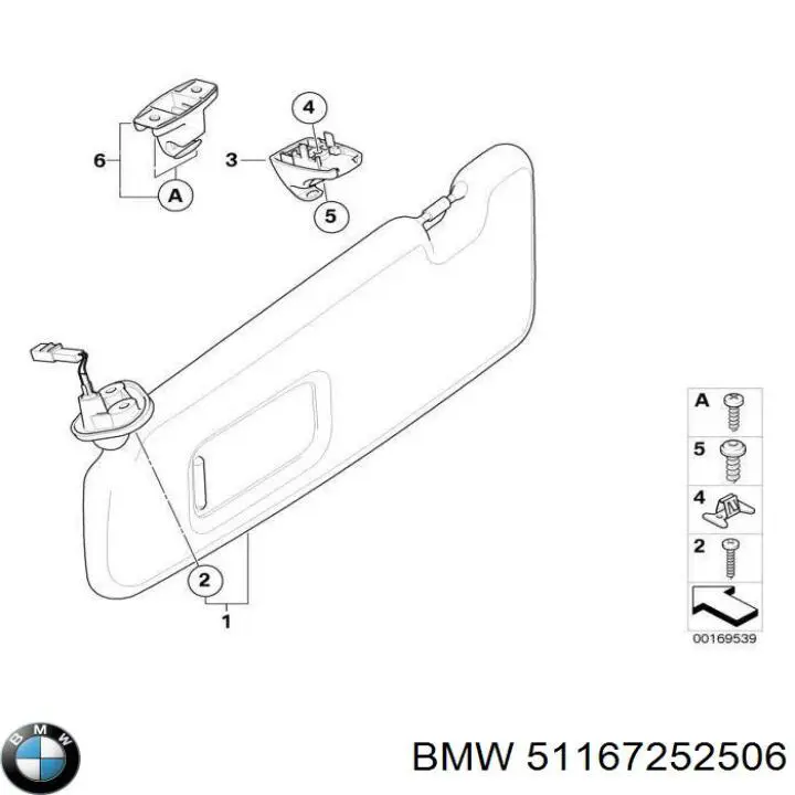Pala contra o sol para BMW 1  E81